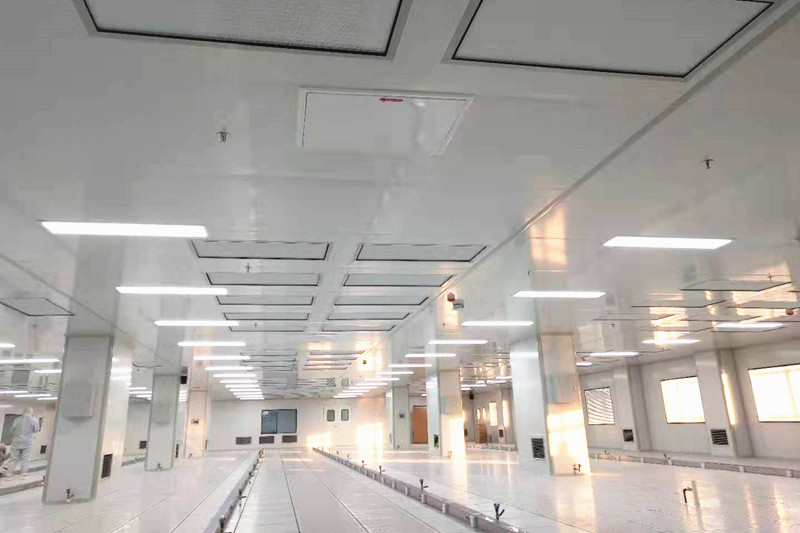 上海潔凈車間裝修工程-臨港高新產業區千級精密電子廠房裝修案例