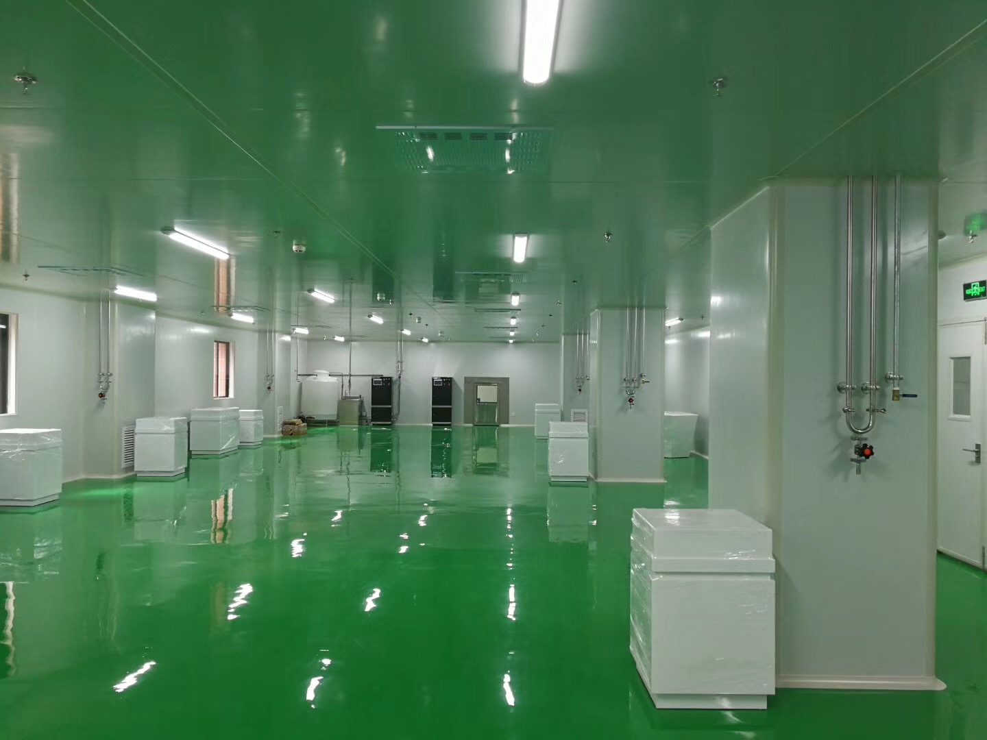 十萬級電子凈化車間防靜電環氧地坪施工